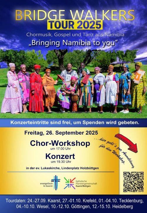 Chor-Workshop BRIDGE WALKERS