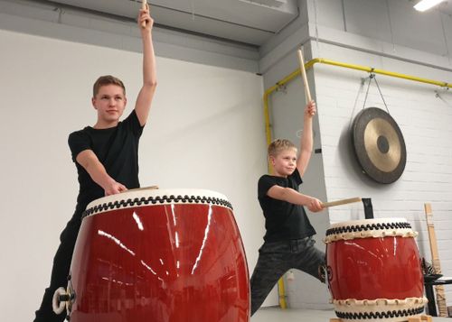Taiko Workshop für Kinder (8-11 Jahre) - japanisches Trommeln
