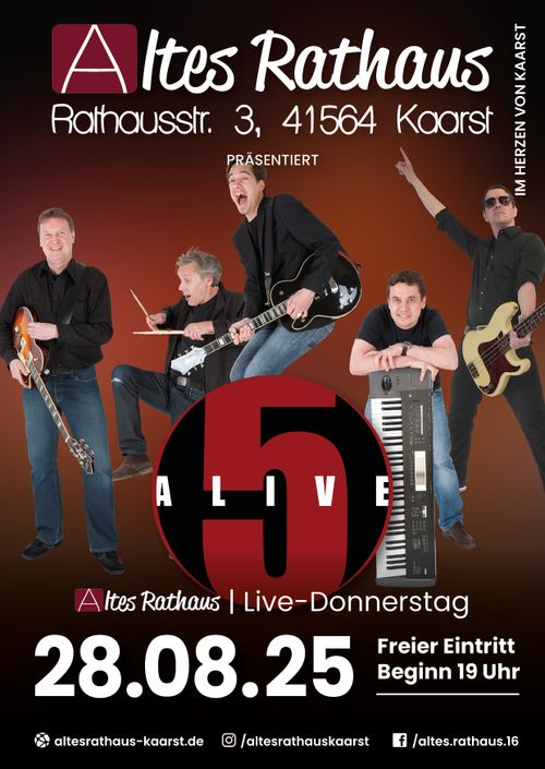 5 Alive Pop/Rock Cover LIVE in Kaarst