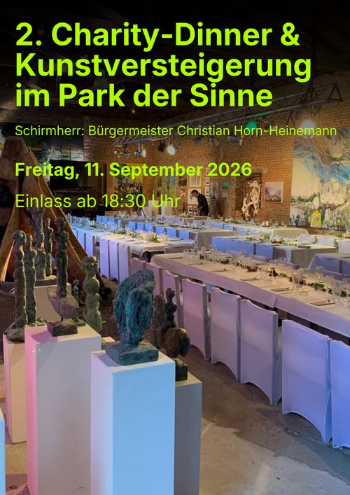 2.Charity-Dinner & Kunstversteigerung im Park der Sinne