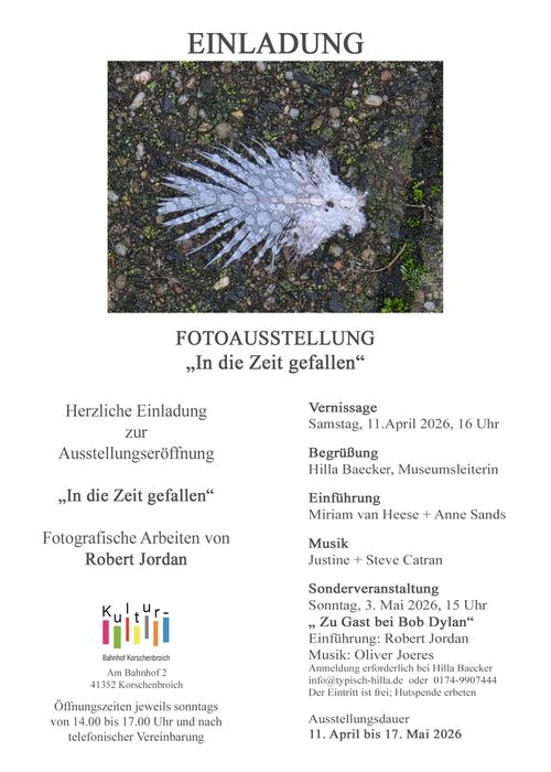 *In die Zeit gefallen* Fotografische Arbeiten von Robert Jordan