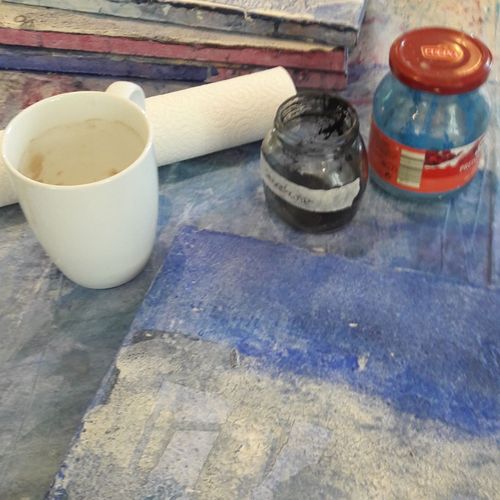 Tagesworkshop: Malerei und Collage - Vom Chaos zur Ordnung