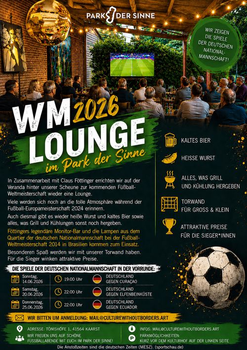 WM LOUNGE 2026 IM PARK DER SINNE