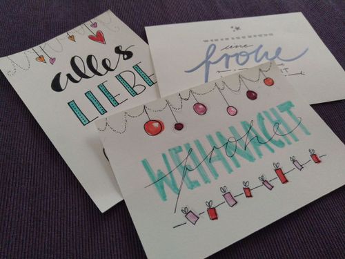 Handlettering-Weihnachtsedition: Sternenglanz und Wünschezeit (10-15 Jahre)