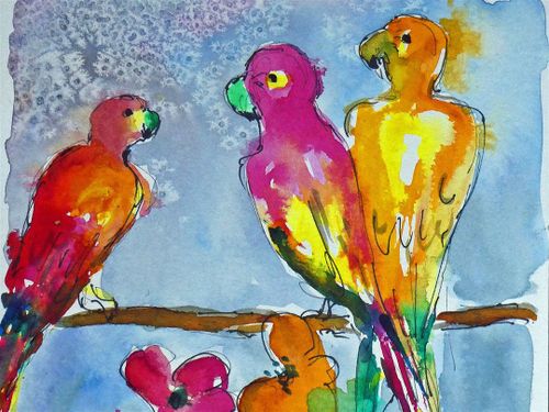 Workshop: Kreative Aquarelltechniken - Aquarellmalerei experimentell zwischen Abbild und Abstraktion