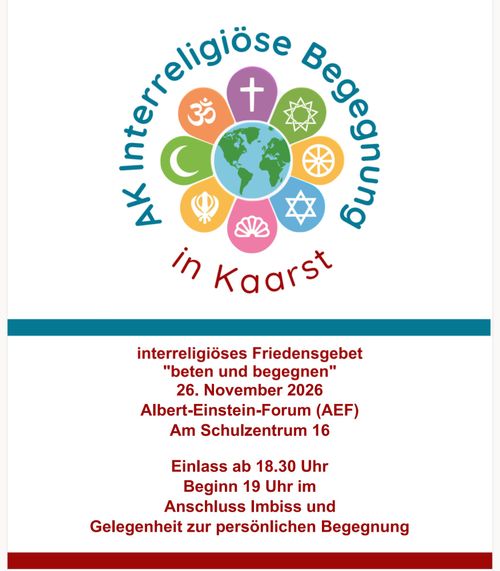 Interreligiöses Friedensgebet 