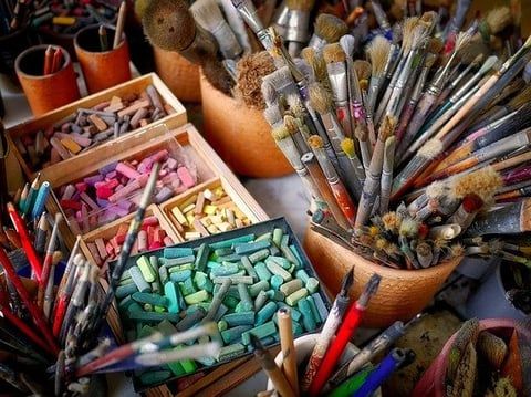 Tagesworkshop:  "Malerei und Collage: "Zwischen den Jahren"