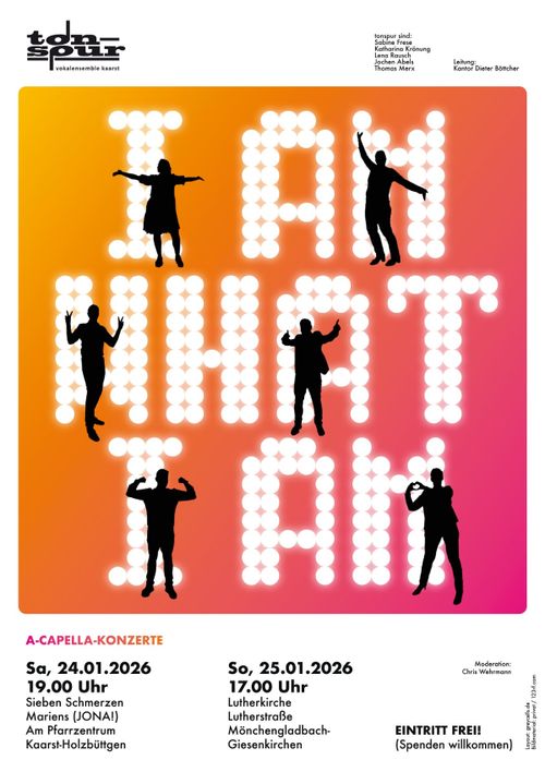 I Am What I Am - A-Capella-Konzert mit Tonspur