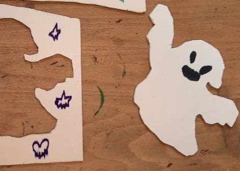 Halloween-Motive aus Holz (ab 9 Jahre)