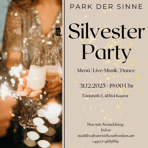 Silvester im Park der Sinne – Feiern Sie mit uns ins neue Jahr!Silvesterparty