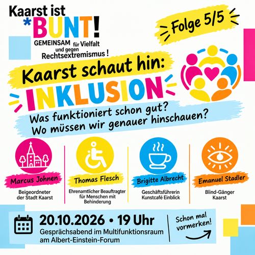 Kaarst schau(t) hin! Der Talk