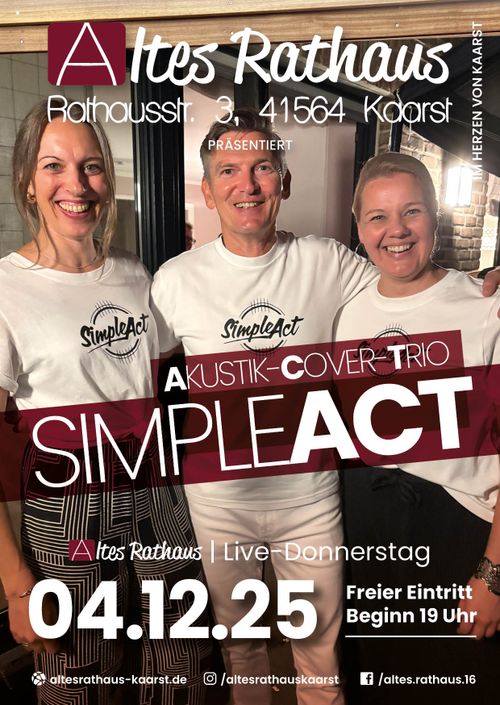 Livemusik mit Simple Act
