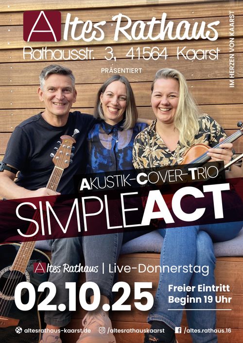 Livemusik mit Simple Act