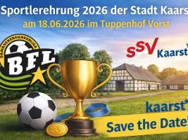 Sportlerehrung 2026 – Wir feiern Kaarsts Sportstars!
