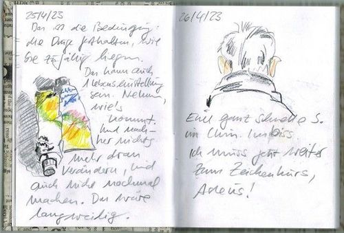 "Schreiben und Zeichnen unterwegs" auf dem Kulturhof Kaarst "Culture without Borders"