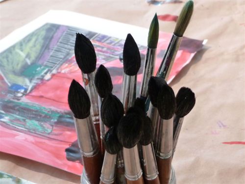 Monats-Maler in Korschenbroich (intensives Arbeiten in kleiner Gruppe)