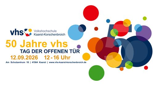 50 Jahre vhs-Zweckverband Kaarst-Korschenbroich