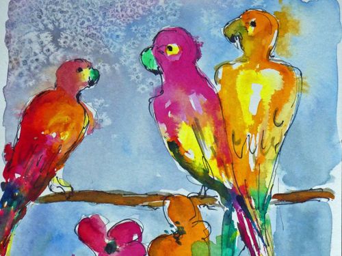 Workshop: Kreative Aquarelltechniken - Aquarellmalerei experimentell zwischen Abbild und Abstraktion