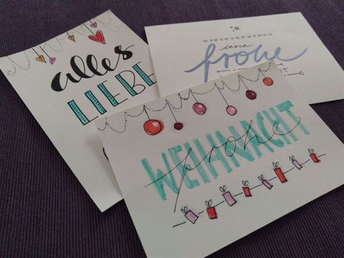 Handlettering-Weihnachtsedition: Sternenglanz und Wünschezeit (10-15 Jahre)