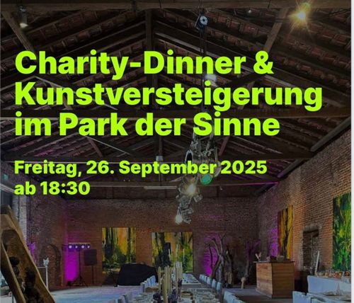 Charity-Dinner & Kunstversteigerung im Park der Sinne